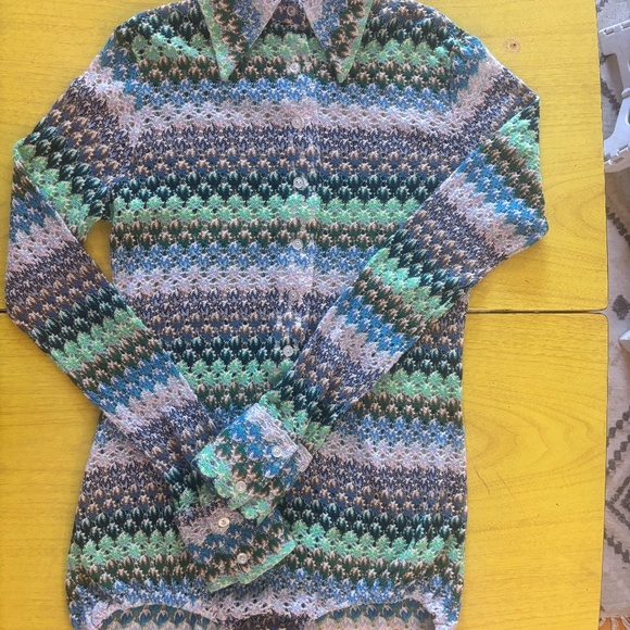 Vintage Tops - UNREAL rare knit vintage bodysuit !